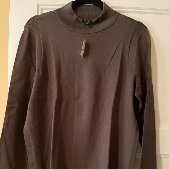 Talbots NWT Oak Moss Mock Turtleneck Long Sleeve Sweater Size 1X - Picture 1 of 5